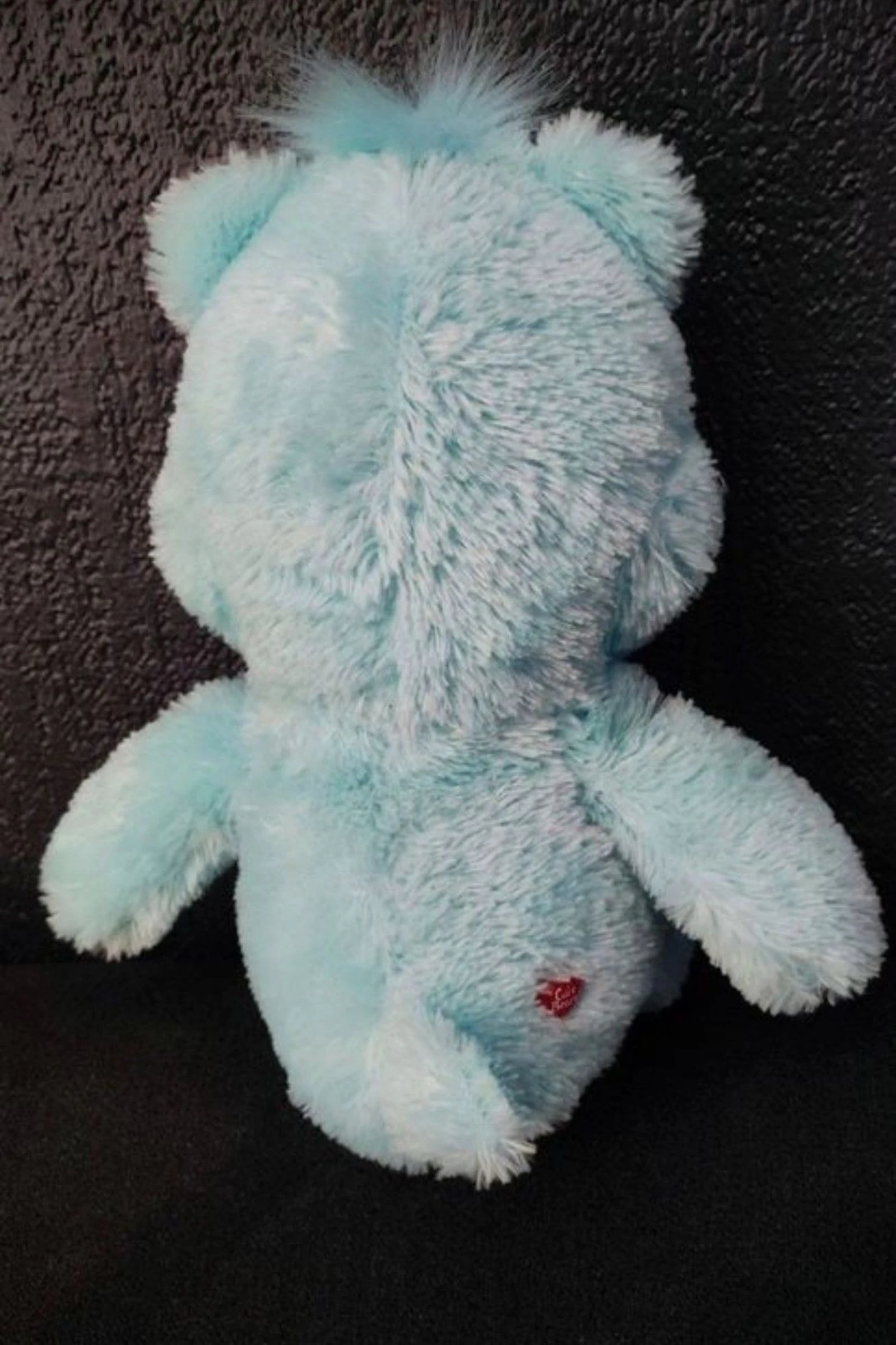Peluche Bisounours Vintage Phosphorescent Bleu Lune – photo 4